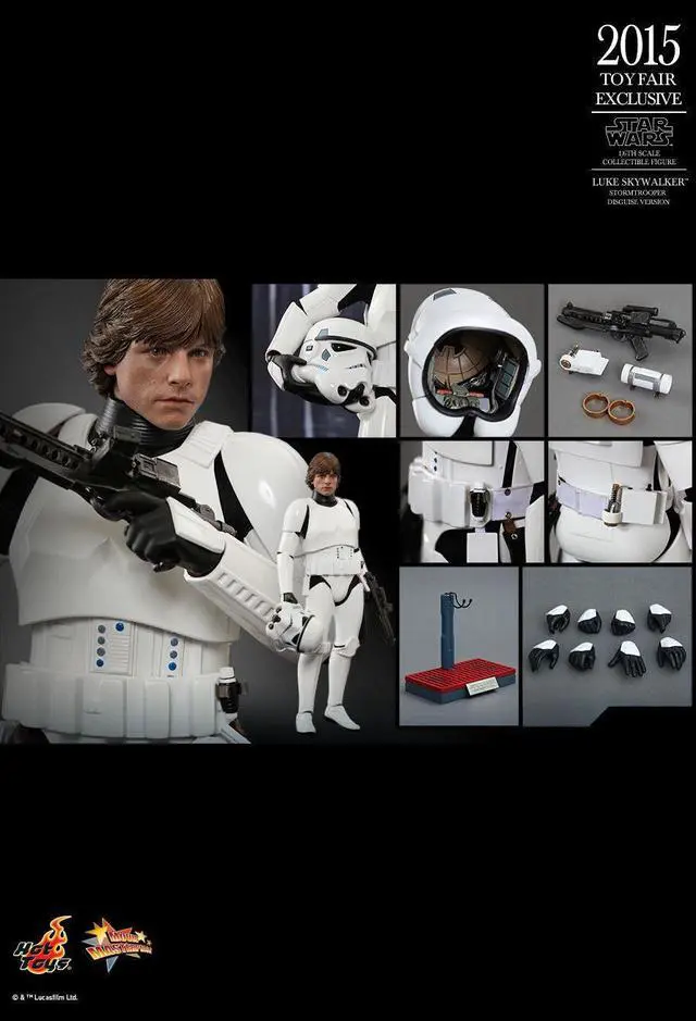 Alt view image 2 of 5 - Figure Hot Toys MMS304 - Star Wars 4 : A New Hope - Luke Skywalker Stormtrooper Disguise Version