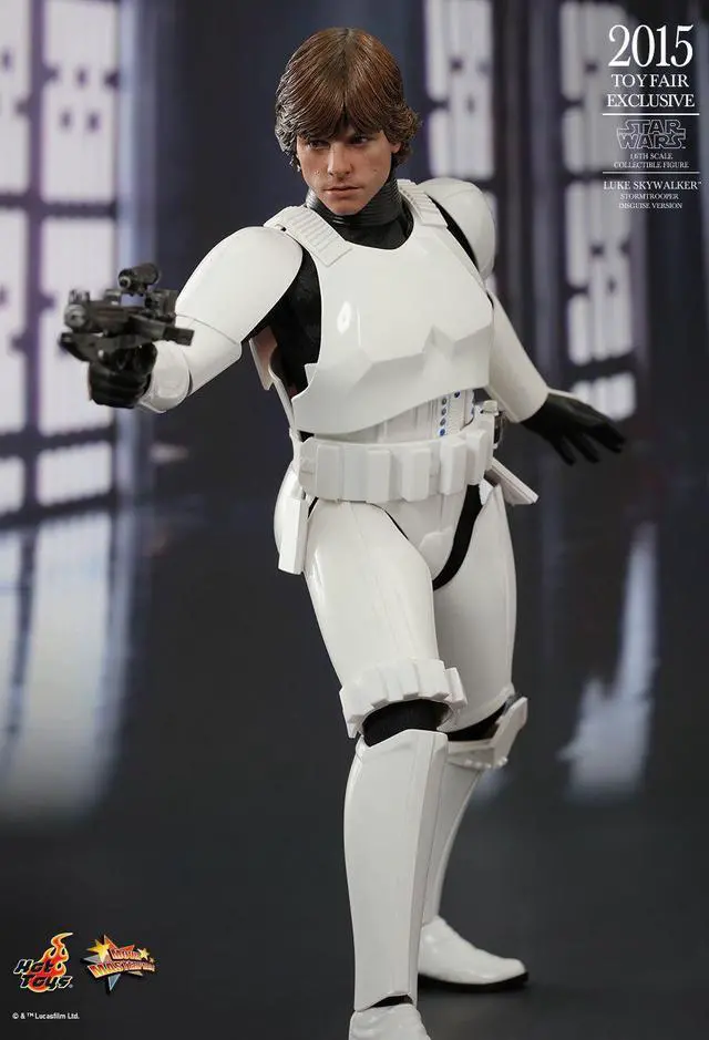 Alt view image 3 of 5 - Figure Hot Toys MMS304 - Star Wars 4 : A New Hope - Luke Skywalker Stormtrooper Disguise Version