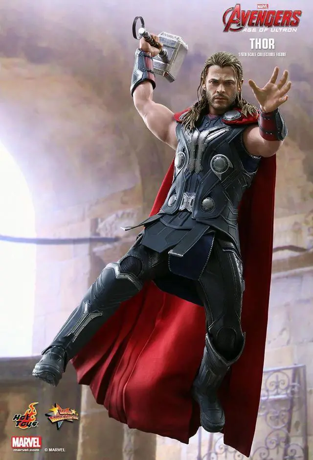 Alt view image 4 of 5 - Figure Hot toys MMS306 - Marvel Comics - Avengers : Age Of Ultron - Thor
