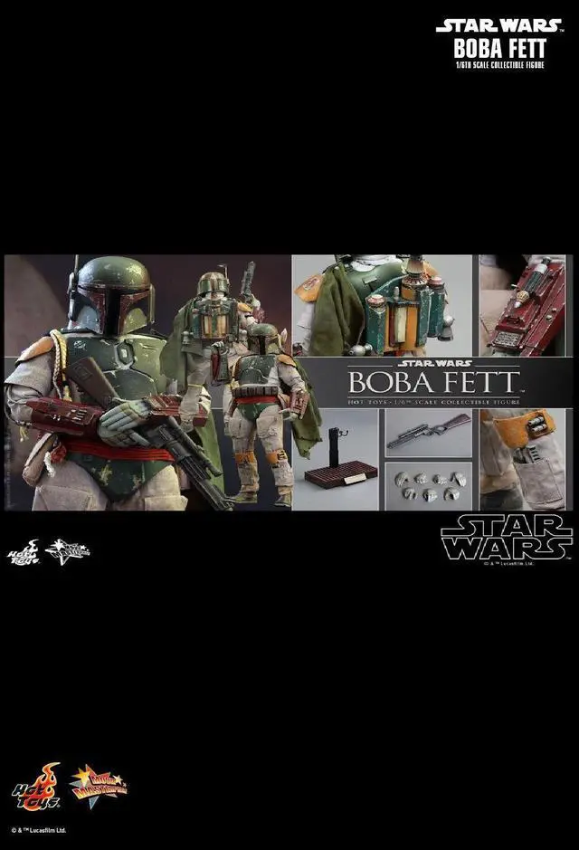 Alt view image 2 of 5 - Figure Hot Toys MMS312 - Star Wars 6 : Return Of The Jedi - Boba Fett Standard Version