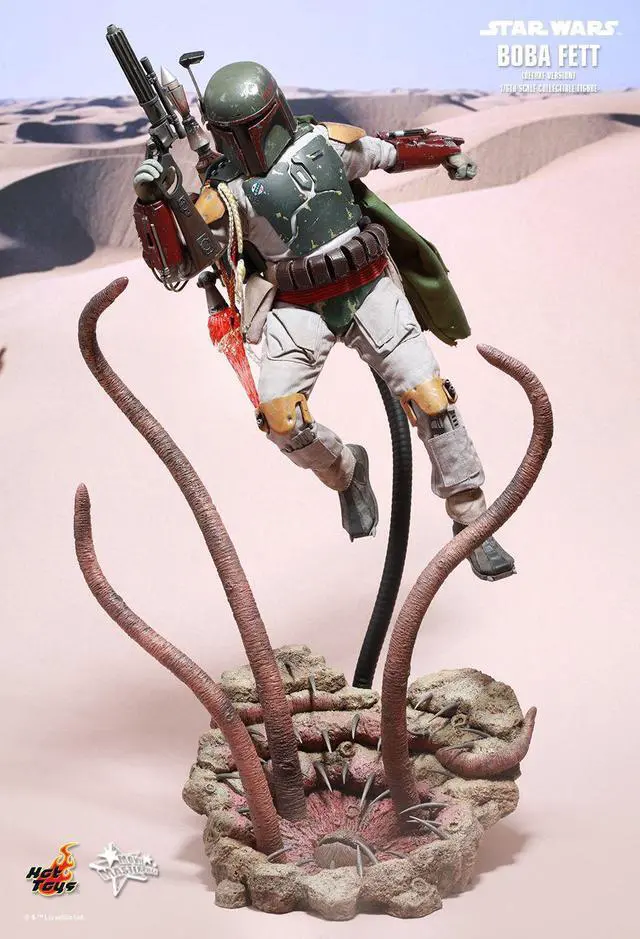 Alt view image 5 of 7 - Hot Toys Star Wars Episode VI Return of the Jedi Boba Fett Deluxe Version 1/6 Scale 12" Figure