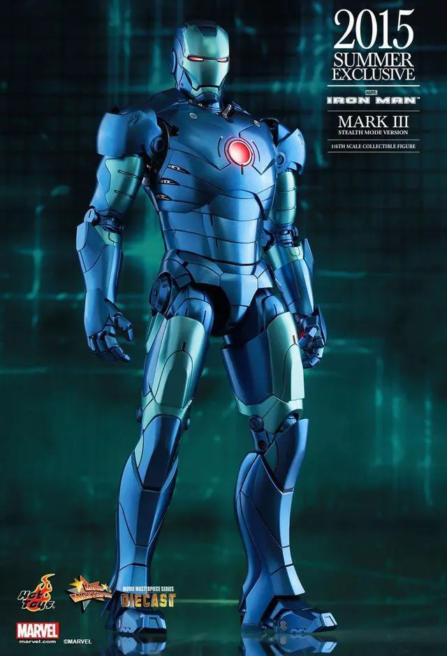 Alt view image 4 of 5 - Figure Hot Toys MMS314D12 - Marvel Comics - Iron Man - Iron Man Mark 3 Stealth Mode Version