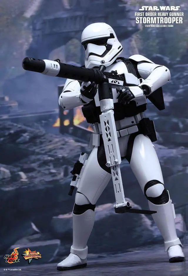 Alt view image 3 of 5 - Figure Hot Toys MMS318 - Star Wars : The Force Awakens - First Order Heavy Gunner Stormtrooper