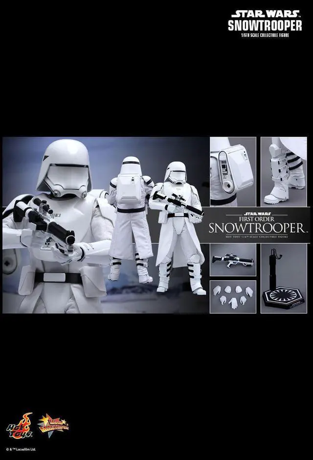Alt view image 2 of 5 - Figure Hot Toys MMS321 - Star Wars : The Force Awakens - First Order Snowtrooper