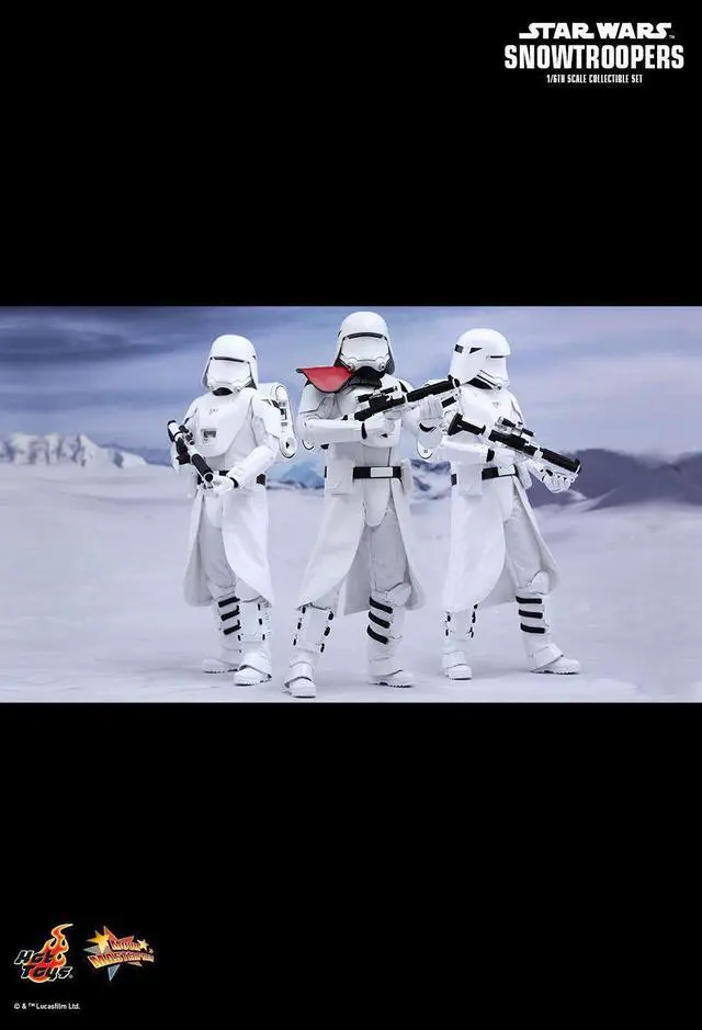 Alt view image 3 of 4 - Figure Hot Toys MMS323 - Star Wars : The Force Awakens - First Order Snowtroopers Officier And First Order Snowtroopers