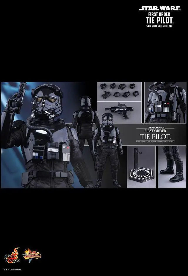 Alt view image 2 of 5 - Figure Hot Toys MMS324 - Star Wars : The Force Awakens - First Order Tie Pilot