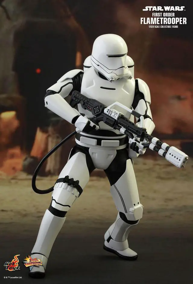 Alt view image 4 of 5 - Figure Hot Toys MMS326 - Star Wars : The Force Awakens - First Order Flametrooper