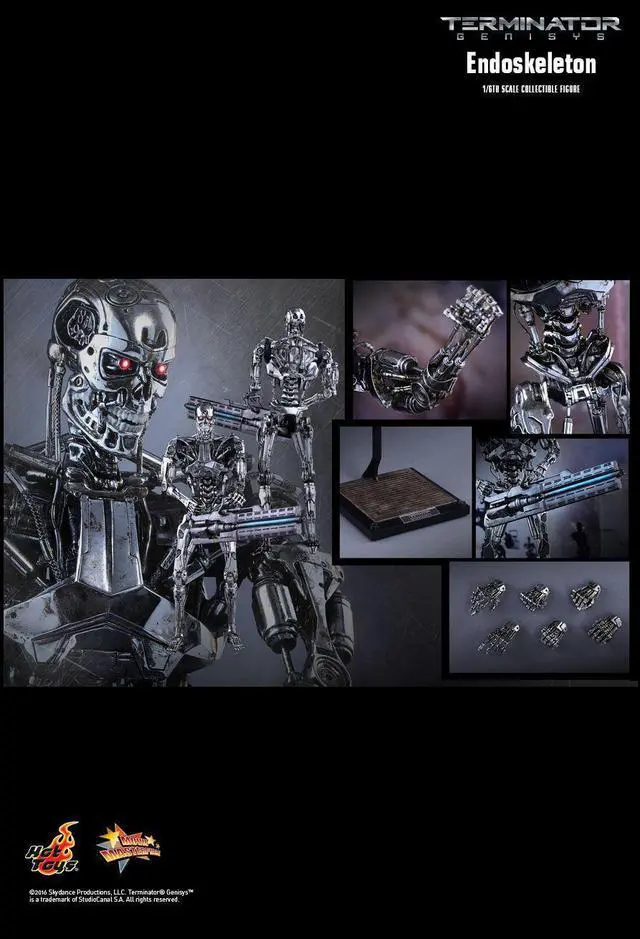 Alt view image 2 of 5 - Figure Hot Toys MMS352 - Terminator Genisys - Endoskeleton