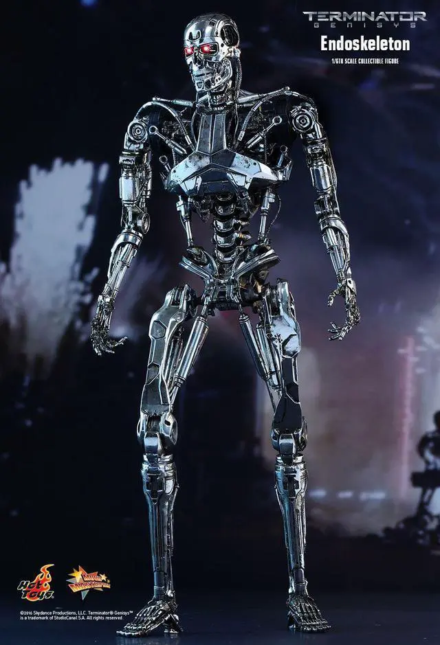 Alt view image 4 of 5 - Figure Hot Toys MMS352 - Terminator Genisys - Endoskeleton