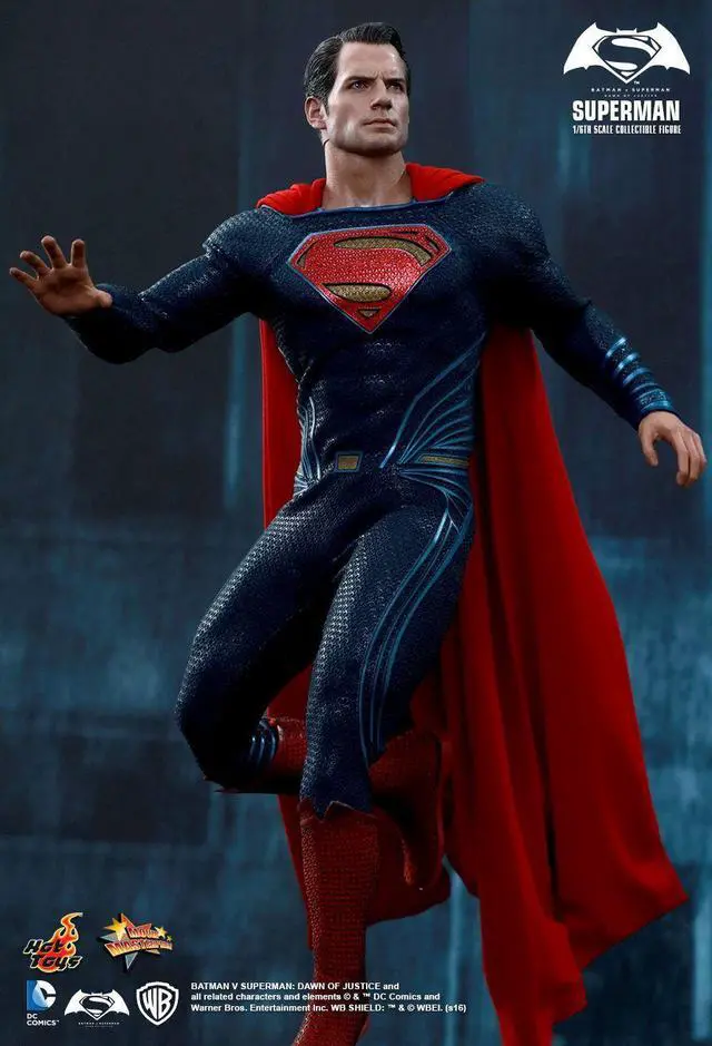 Alt view image 3 of 5 - Figure Hot Toys MMS343B - DC Comics - Batman Vs Superman : Dawn Of Justice - Superman Deluxe Version