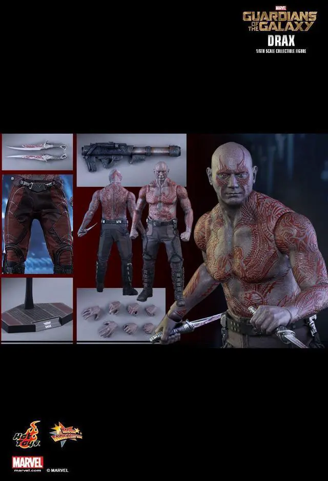 Alt view image 2 of 5 - Figure Hot Toys MMS355 - Marvel Comics - Guardians Of The Galaxy - Drax