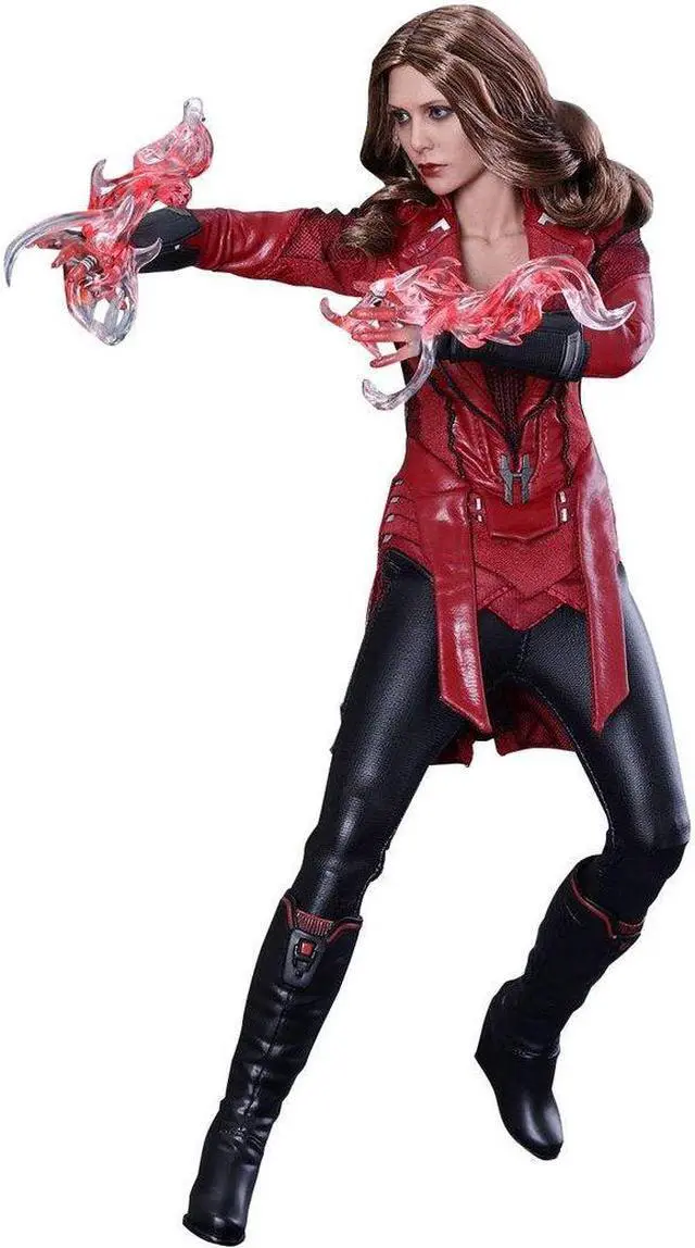 Alt view image 2 of 14 - HOT TOYS 1/6 MARVEL AVENGERS MMS357 SCARLET WITCH MOVIE PROMO EDITION FIGURE