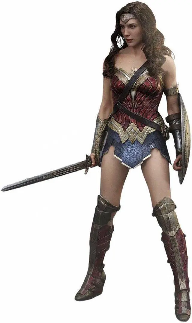 Alt view image 2 of 6 - movie masterpiece batman vs superman justice wonder woman 1/6 scale action figure by hot toys