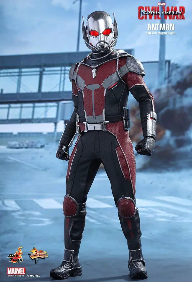 Alt view image 5 of 6 - hot toys marvel captain america civil war antman 1/6 scale 12" figure