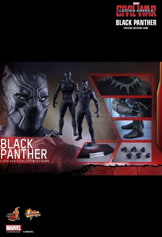Alt view image 2 of 5 - Figure Hot Toys MMS363 - Marvel Comics - Captain America : Civil Wars - Black Panther