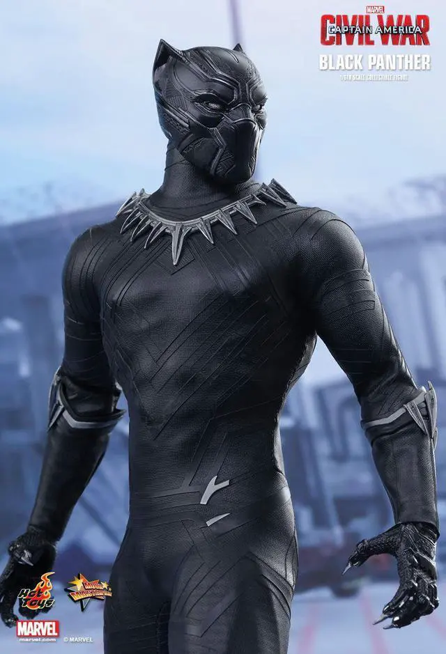 Alt view image 4 of 5 - Figure Hot Toys MMS363 - Marvel Comics - Captain America : Civil Wars - Black Panther