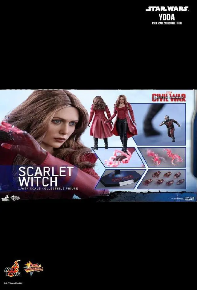 Alt view image 2 of 5 - Figure Hot Toys MMS370 - Marvel Comics - Captain America : Civil War - Scarlet Witch