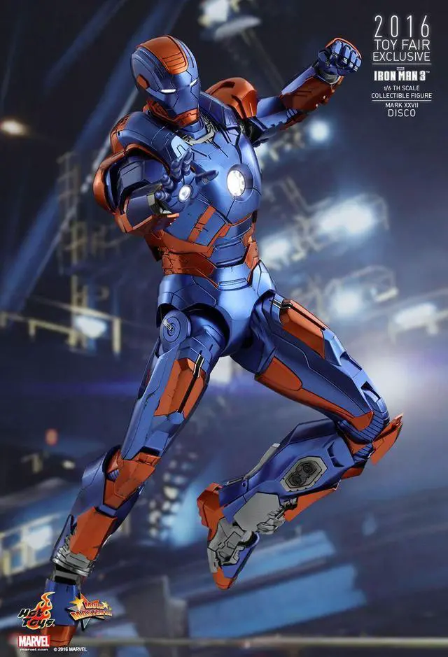 Alt view image 3 of 5 - Figure Hot Toys MMS371 - Marvel Comics - Iron Man 3 - Iron Man Disco Mark 28