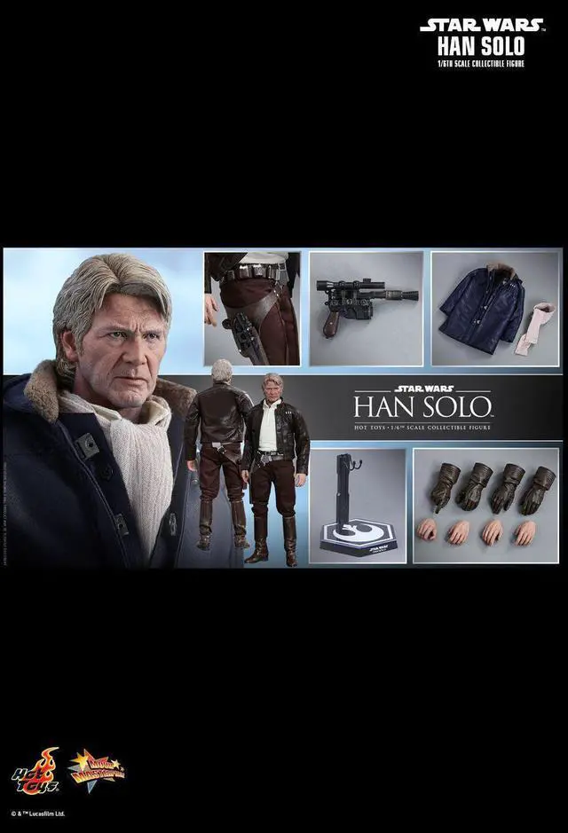 Alt view image 2 of 5 - Figure Hot Toys MMS374 - Star Wars : The Force Awakens - Han Solo