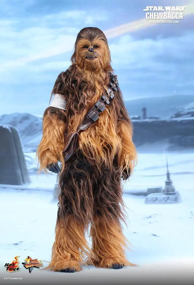 Alt view image 5 of 6 - hot toys movie masterpiece star wars force awakens chewbacca 1/6 scale action figure