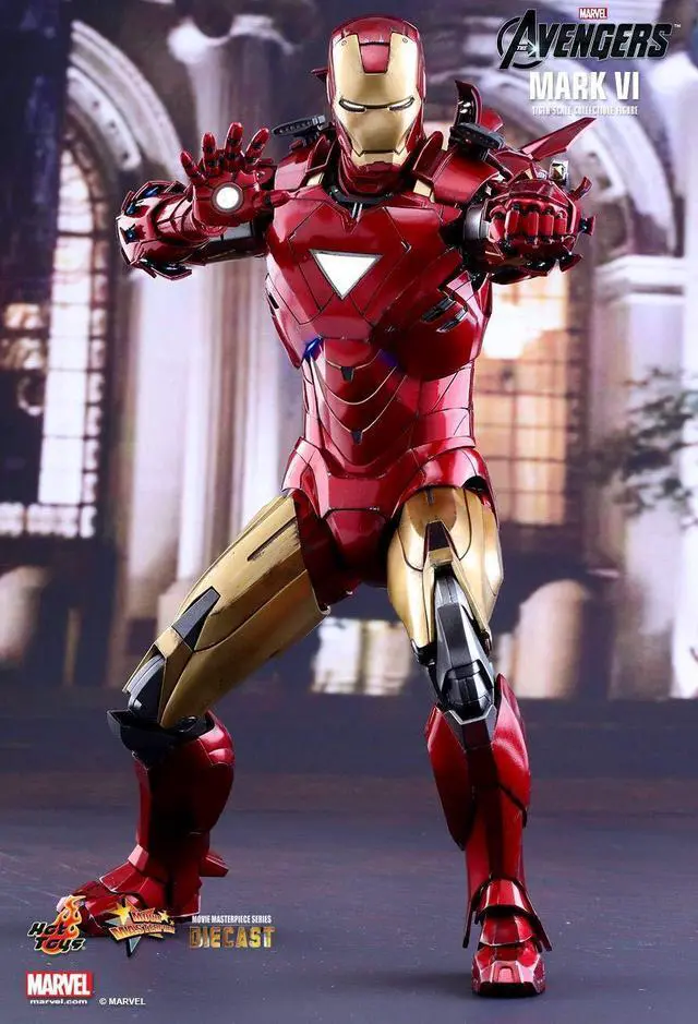 Alt view image 4 of 5 - Figure Hot Toys MMS378D17 - Marvel Comics - The Avengers - Iron Man Mark 6 Deluxe Version