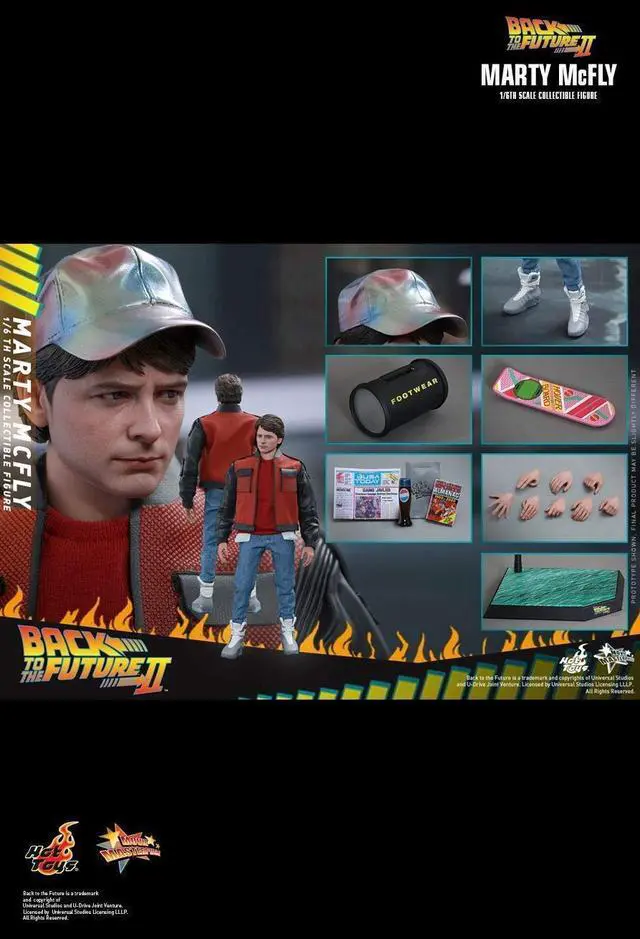 Alt view image 2 of 5 - Figure Hot Toys MMS379 - Back to the Future - Marty Mcfly - Standard Version