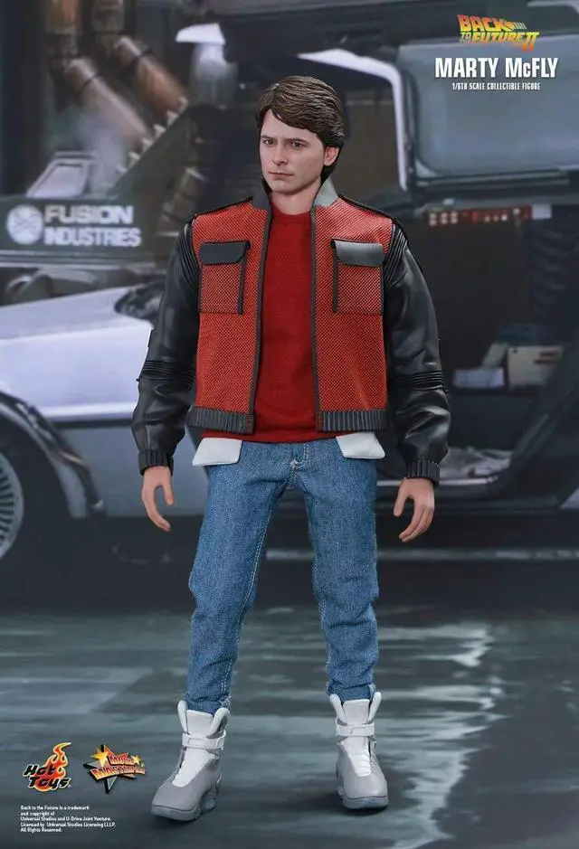 Alt view image 3 of 5 - Figure Hot Toys MMS379 - Back to the Future - Marty Mcfly - Standard Version