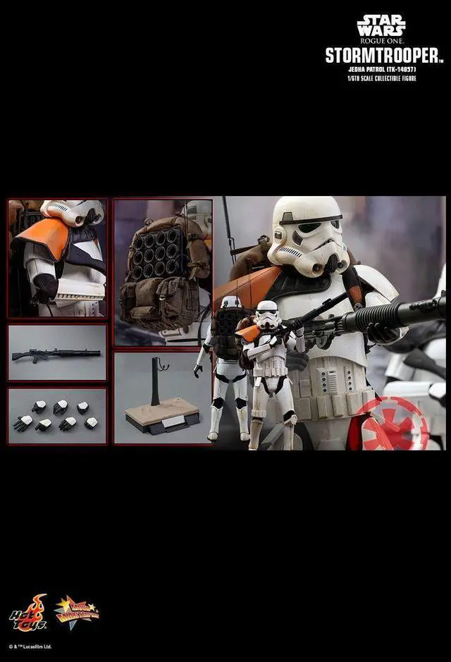 Alt view image 2 of 5 - Figure Hot Toys MMS392 - Rogue One : A Star Wars Story - Stormtrooper Jedha Patrol TK-14057