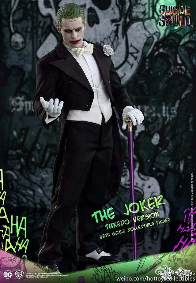 Alt view image 4 of 4 - Figure Hot Toys MMS395 - DC Comics - Suicide Squad - The Joker Tuxedo Version