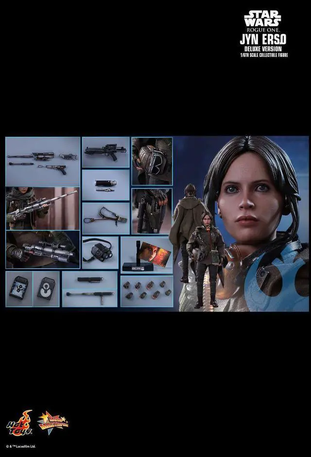 Alt view image 2 of 5 - Figure Hot Toys MMS405 - Rogue One : A Star Wars Story - Jyn Erso Deluxe Version