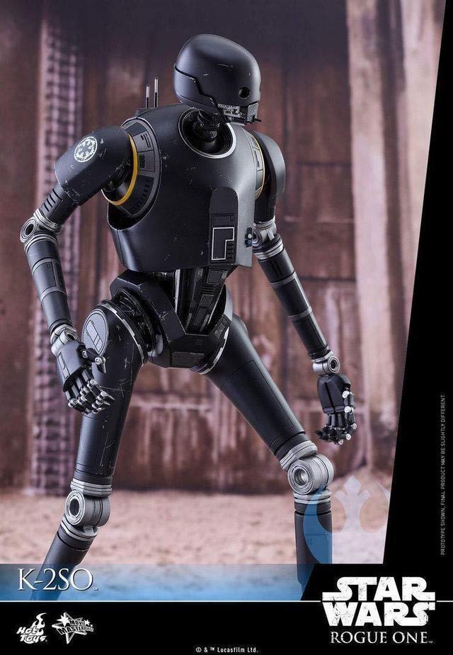 Alt view image 8 of 8 - Hot Toys Star Wars Rogue One A Star Wars Story K-2SO 1/6 Scale Figure