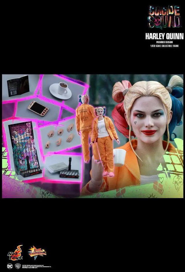 Alt view image 2 of 4 - Figure Hot Toys MMS407 - DC Comics - Suicide Squad - Harley Quinn Prisoner Version
