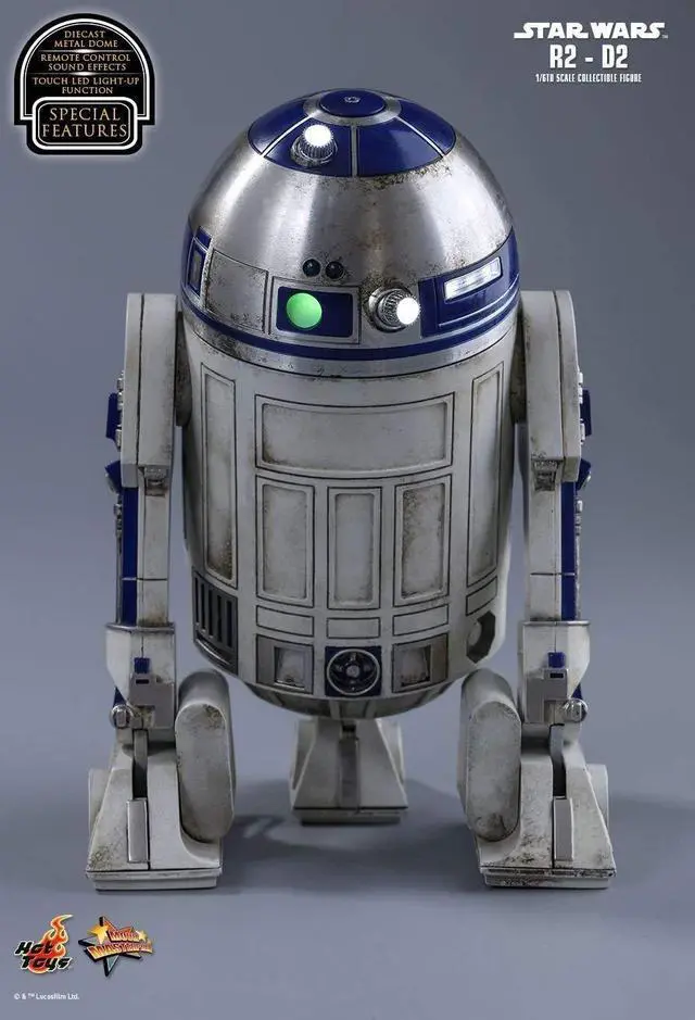 Alt view image 4 of 5 - Figure Hot Toys MMS408 - Star Wars : The Force Awakens - R2-D2