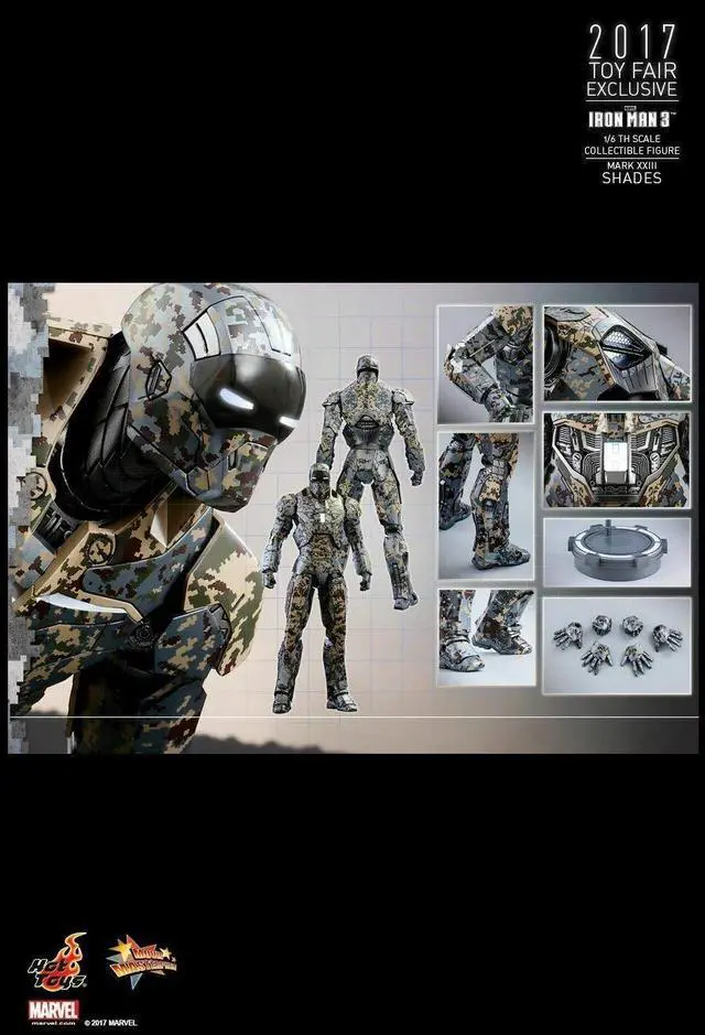 Alt view image 2 of 5 - Figure Hot Toys MMS415 - Marvel Comics - Iron Man 3 - Iron Man Shades Mark 23