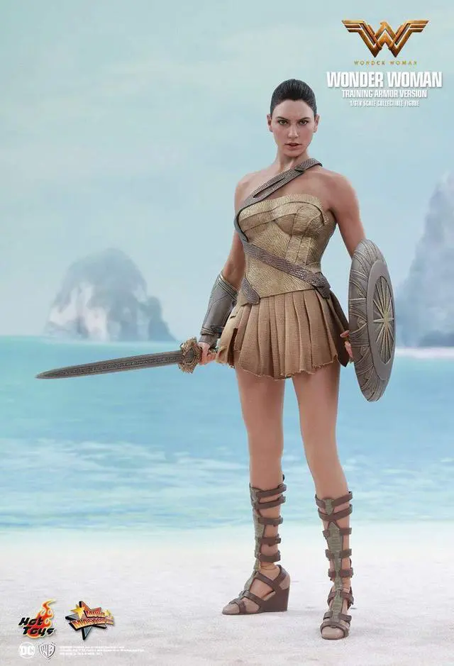 Alt view image 5 of 6 - hot toys dc comics wonder woman training armor version 1/6 scale figure