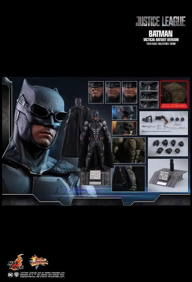 Alt view image 2 of 5 - Figure Hot Toys MMS432 - DC Comics - Justice League - Batman Tactical Batsuit Version Deluxe Version
