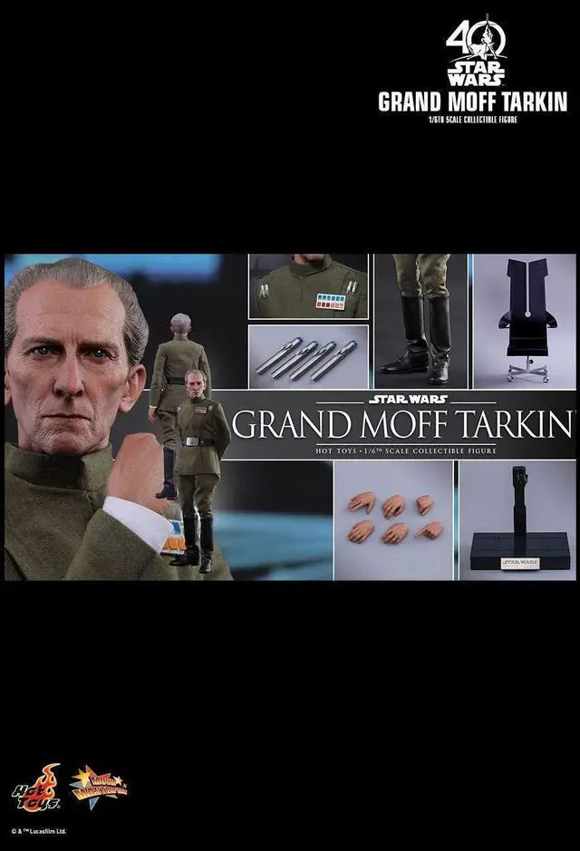Alt view image 2 of 5 - Figure Hot Toys MMS433 - Star Wars 4 : A New Hope - Grand Moff Tarkin