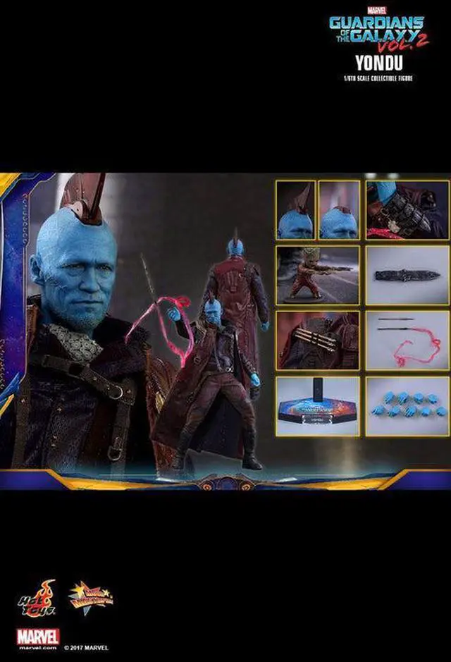 Alt view image 2 of 5 - Figure Hot Toys MMS435 - Marvel Comics - Guardians Of The Galaxy Vol.2 - Yondu Standard Version