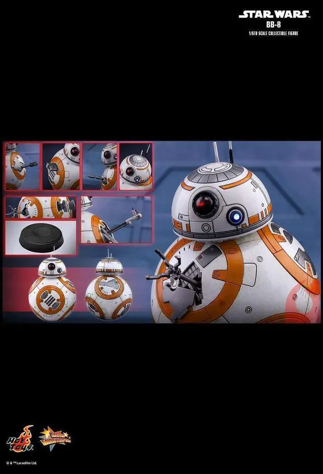 Alt view image 2 of 5 - Figure Hot Toys MMS440 - Star Wars : The Last Jedi BB-8