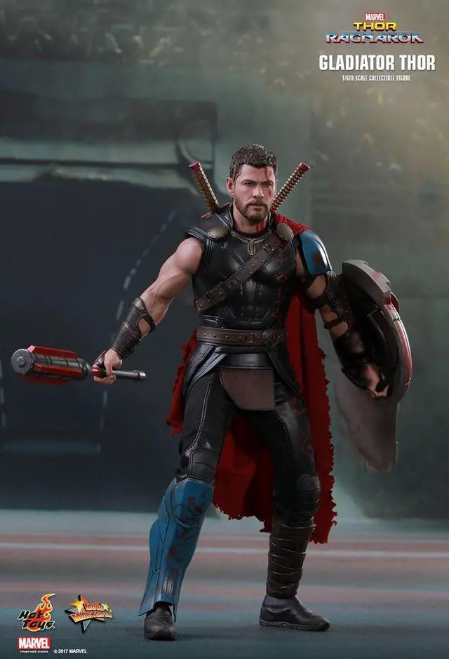 Alt view image 4 of 5 - Figure Hot Toys MMS444 - Marvel Comics - Thor 3 : Ragnarok - Gladiator Thor Standard Version