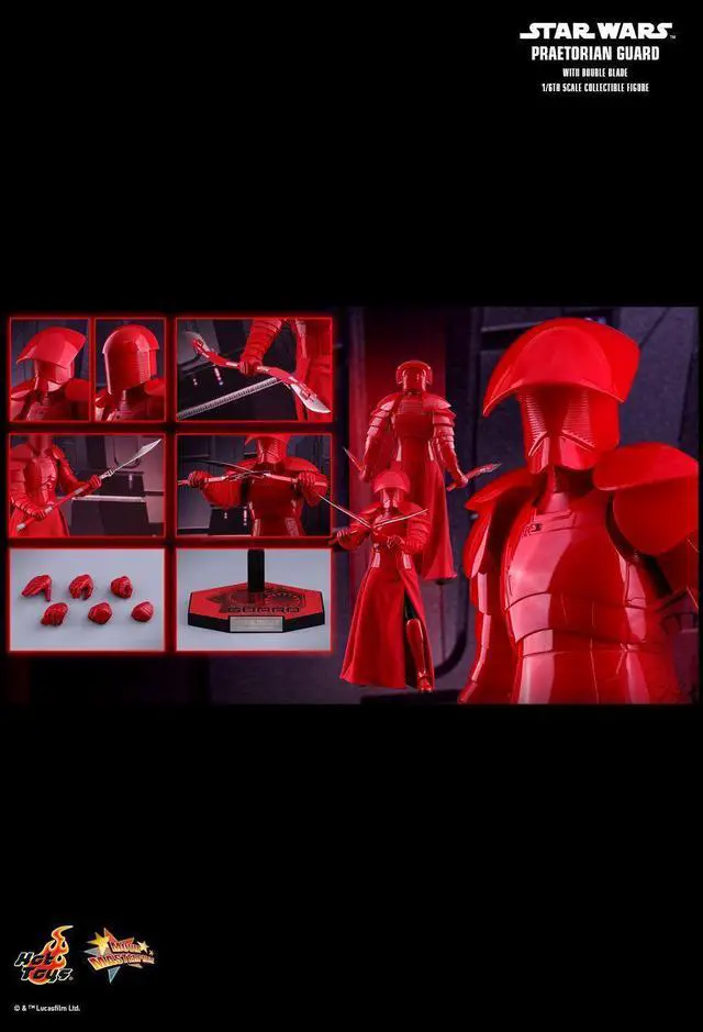 Alt view image 2 of 5 - Figure Hot Toys MMS454 - Star Wars : The Last Jedi - Praetorian Guard With Double Blade