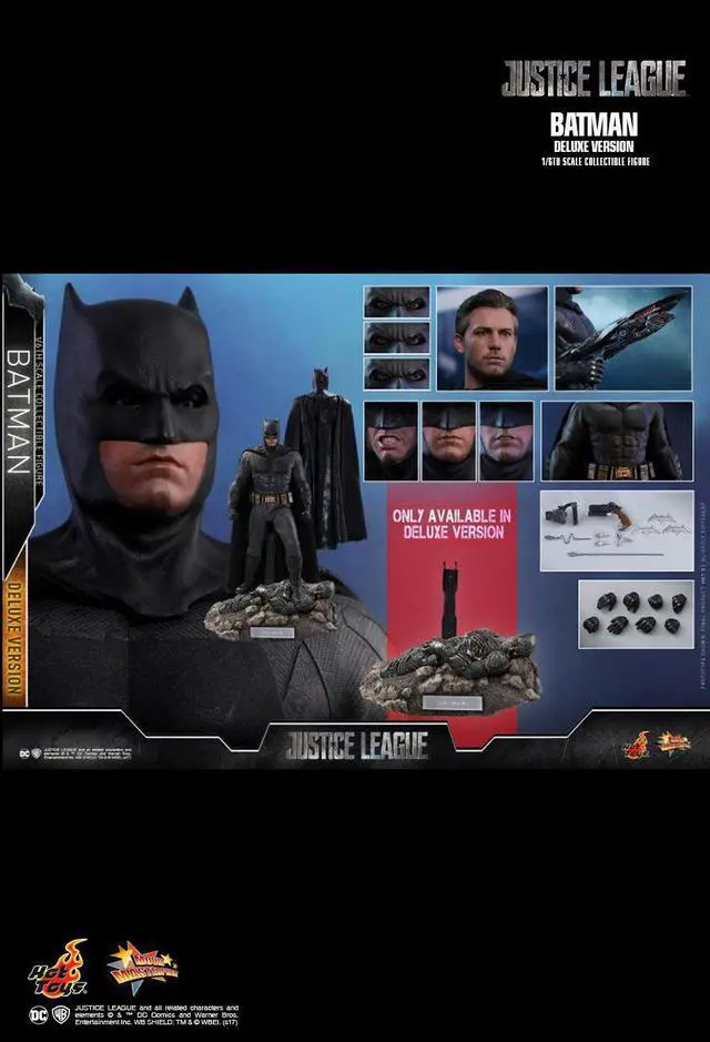 Alt view image 2 of 5 - Figure Hot Toys MMS456 - DC Comics - Justice League - Batman Deluxe Version