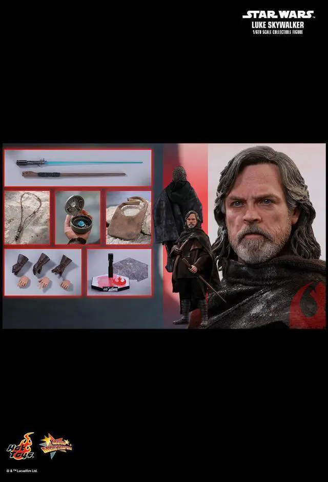 Alt view image 2 of 5 - Figure Hot Toys MMS457 - Star Wars : The Last Jedi - Luke Skywalker Standard Version