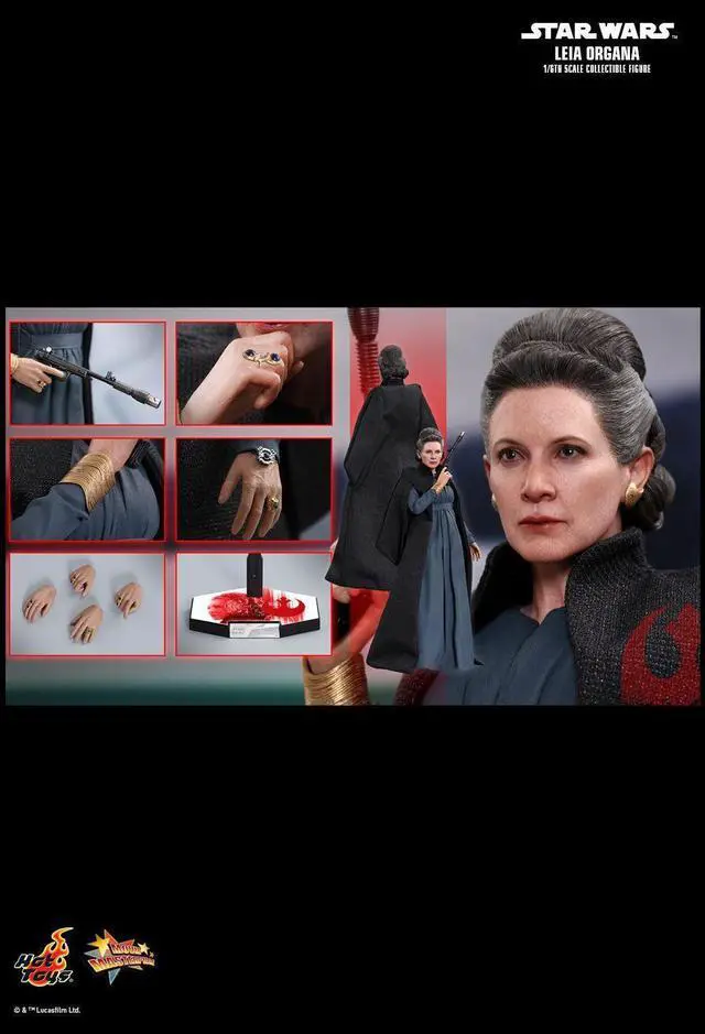 Alt view image 2 of 5 - Figure Hot Toys MMS459 - Star Wars : The Last Jedi - Leia Organa