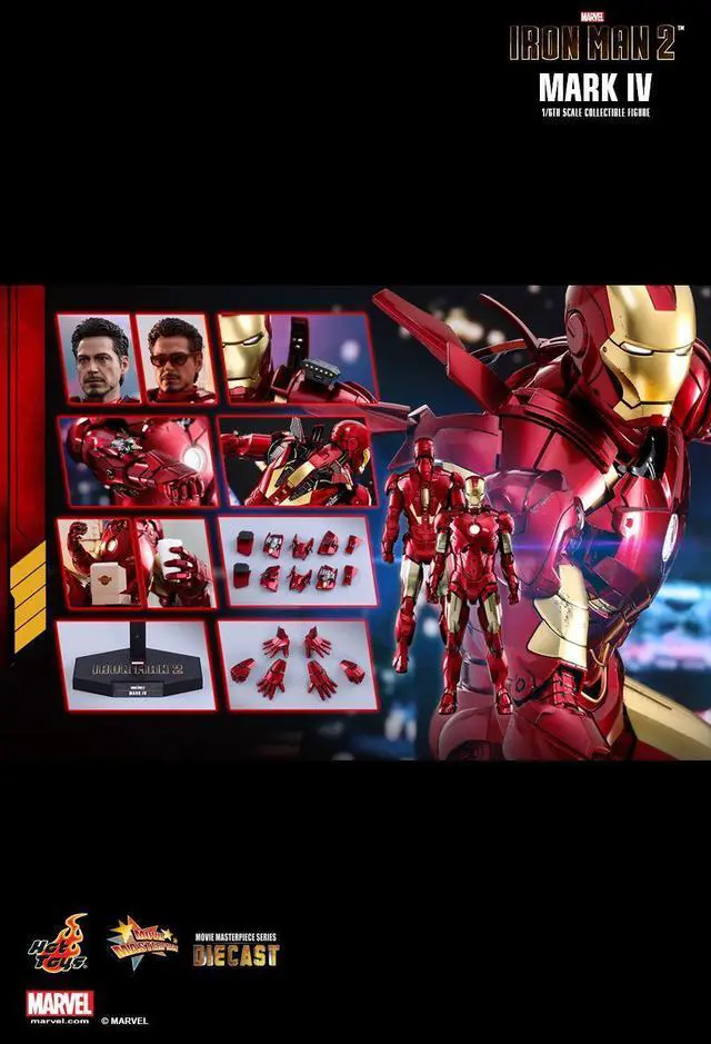 Alt view image 2 of 5 - Figure Hot Toys MMS461D21 - Iron Man 2 - Iron Man Mark 4