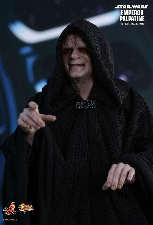 Alt view image 3 of 5 - Figure Hot Toys MMS467 - Star Wars 6 : Return Of The Jedi - Emperor Palpatine Standard Version