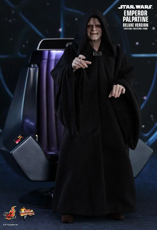 Alt view image 3 of 5 - Figure Hot Toys MMS468 - Star Wars 6 : Return Of The Jedi - Emperor Palpatine Deluxe Version