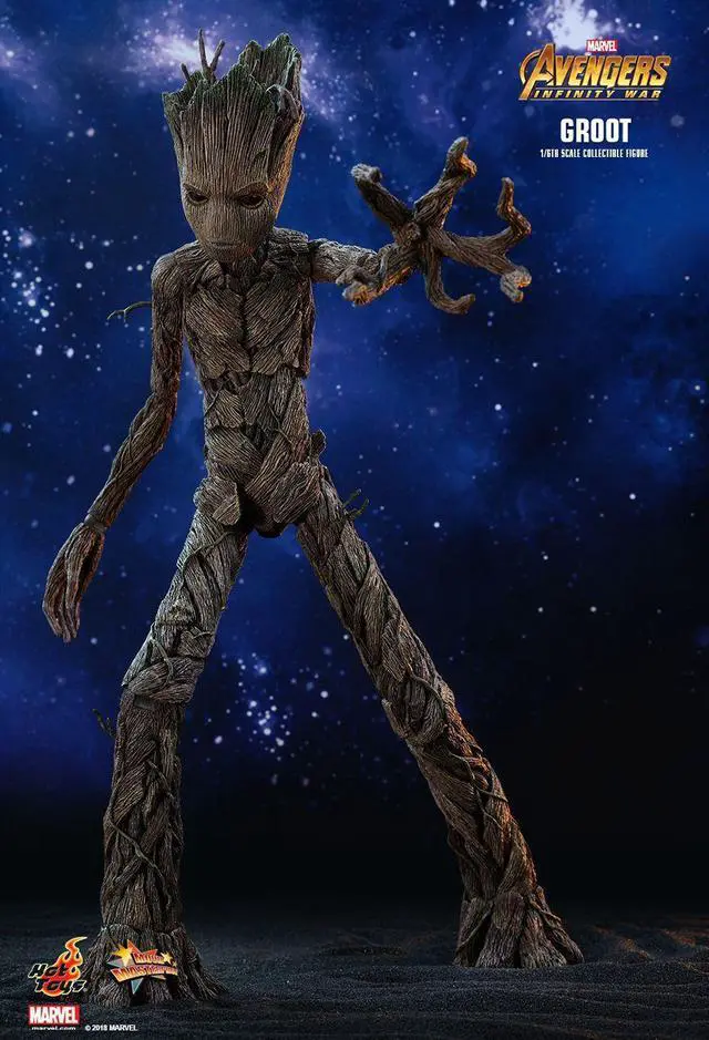 Alt view image 3 of 5 - Figure Hot Toys MMS475 - Marvel Comics - Avengers 3 : Infinity War - Groot