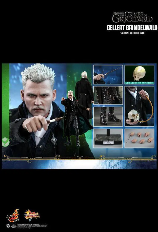 Alt view image 2 of 5 - Figure Hot Toys MMS513 - Fantastic Beasts : The Crimes Of Grindelwald - Gellert Grindelwald Standard Version