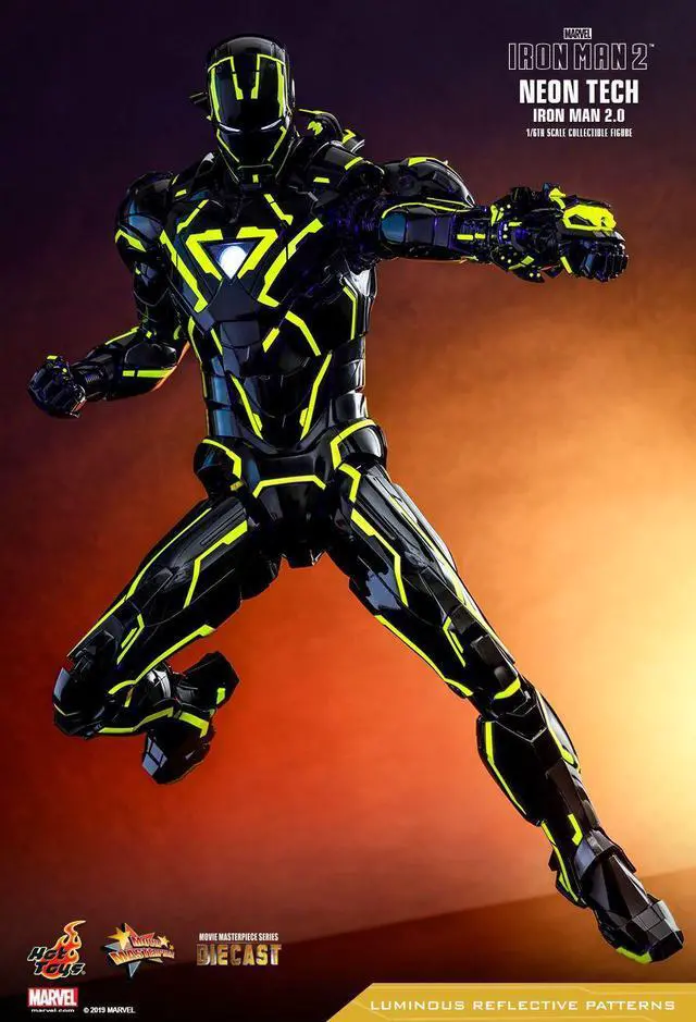 MARVEL - haru ネオンテック版 Iron Man Mark LXXXV (Holographic Version) Sixth Scale Figure
